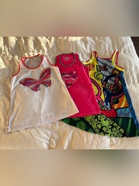 Lucky in Love Girls Small Medium dress Tank Top Bundle